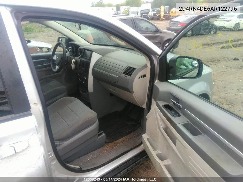 2D4RN4DE6AR122796 2010 Dodge Grand Caravan Se