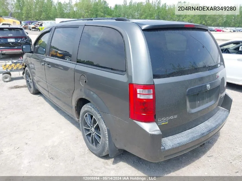 2010 Dodge Grand Caravan Se VIN: 2D4RN4DEXAR349280 Lot: 12008894