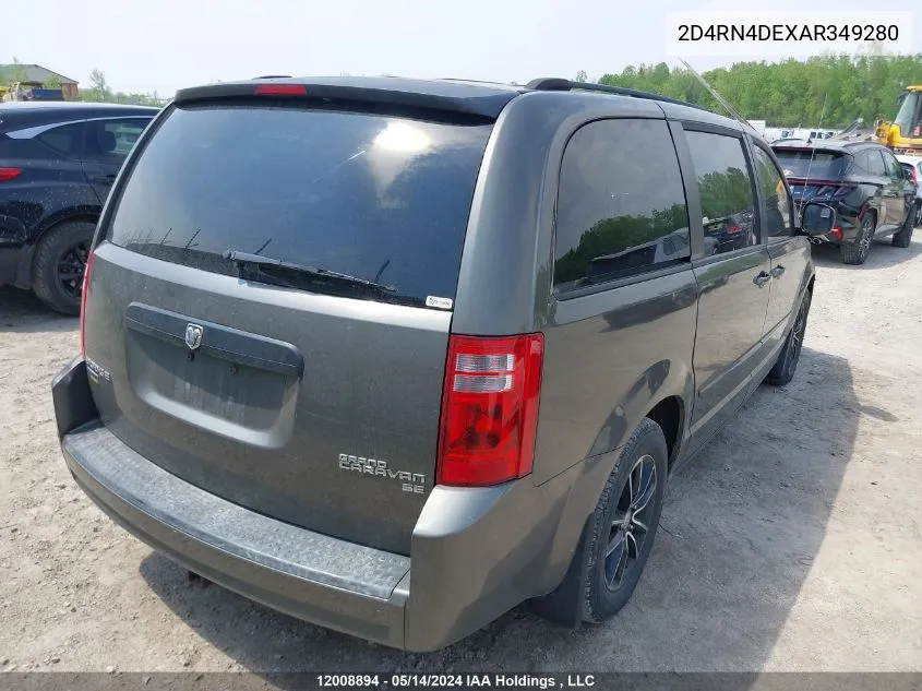 2010 Dodge Grand Caravan Se VIN: 2D4RN4DEXAR349280 Lot: 12008894