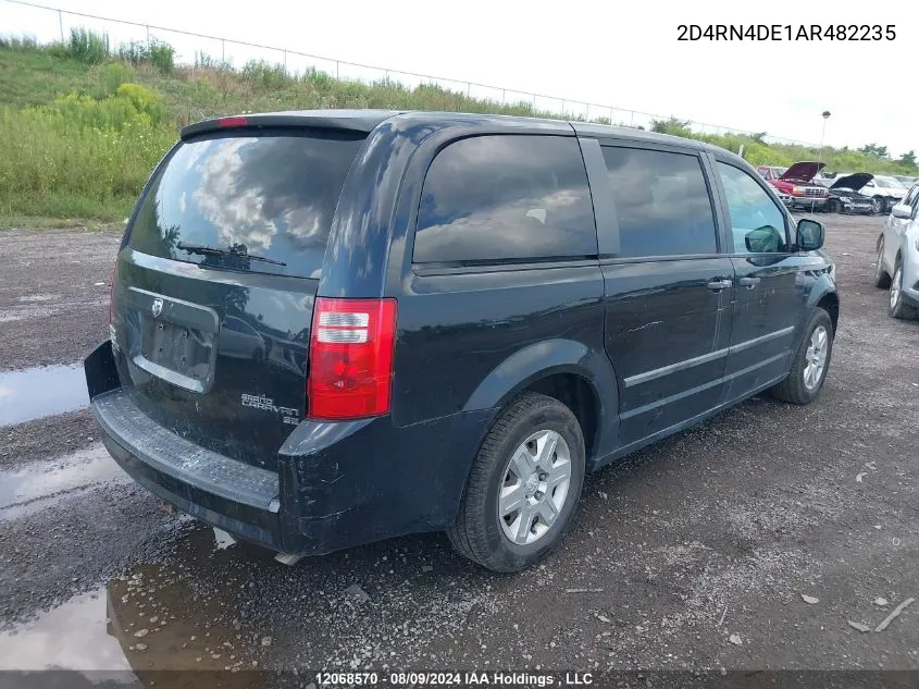 2010 Dodge Grand Caravan VIN: 2D4RN4DE1AR482235 Lot: 12068570