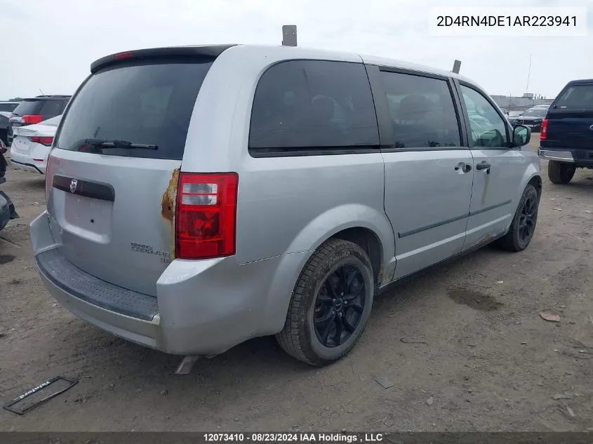 2D4RN4DE1AR223941 2010 Dodge Grand Caravan Se