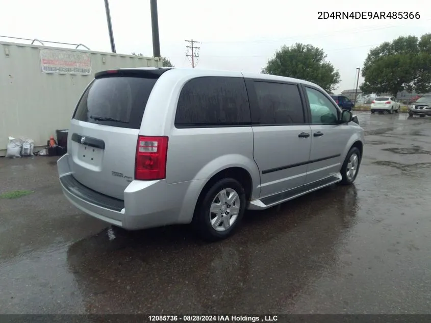 2D4RN4DE9AR485366 2010 Dodge Grand Caravan Se