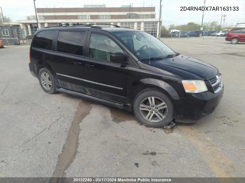 2010 Dodge Grand Caravan Se VIN: 2D4RN4DX7AR163133 Lot: 20152240