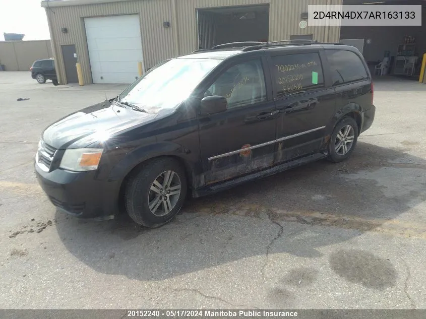 2010 Dodge Grand Caravan Se VIN: 2D4RN4DX7AR163133 Lot: 20152240