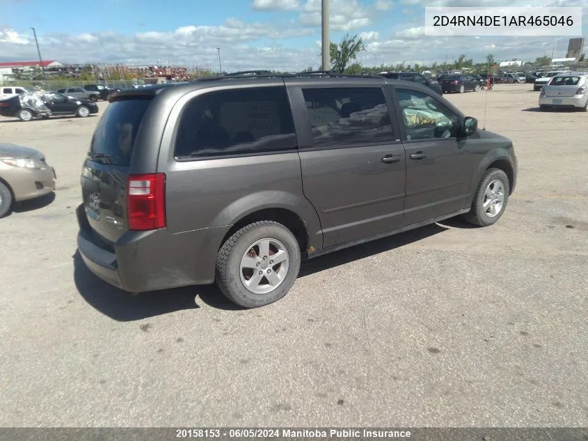 2D4RN4DE1AR465046 2010 Dodge Grand Caravan Se