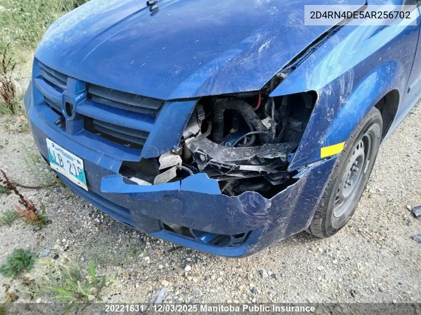 2D4RN4DE5AR256702 2010 Dodge Grand Caravan Se