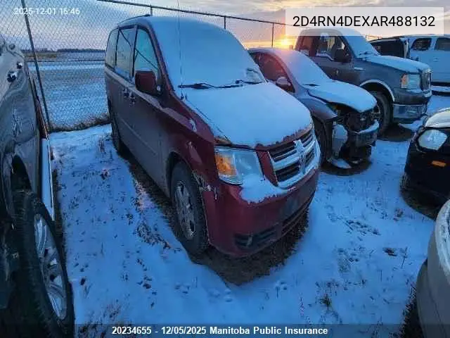 2D4RN4DEXAR488132 2010 Dodge Grand Caravan Sxt