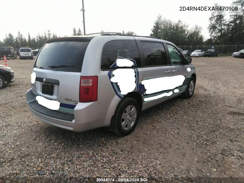 2D4RN4DEXAR470908 2010 Dodge Grand Caravan Se