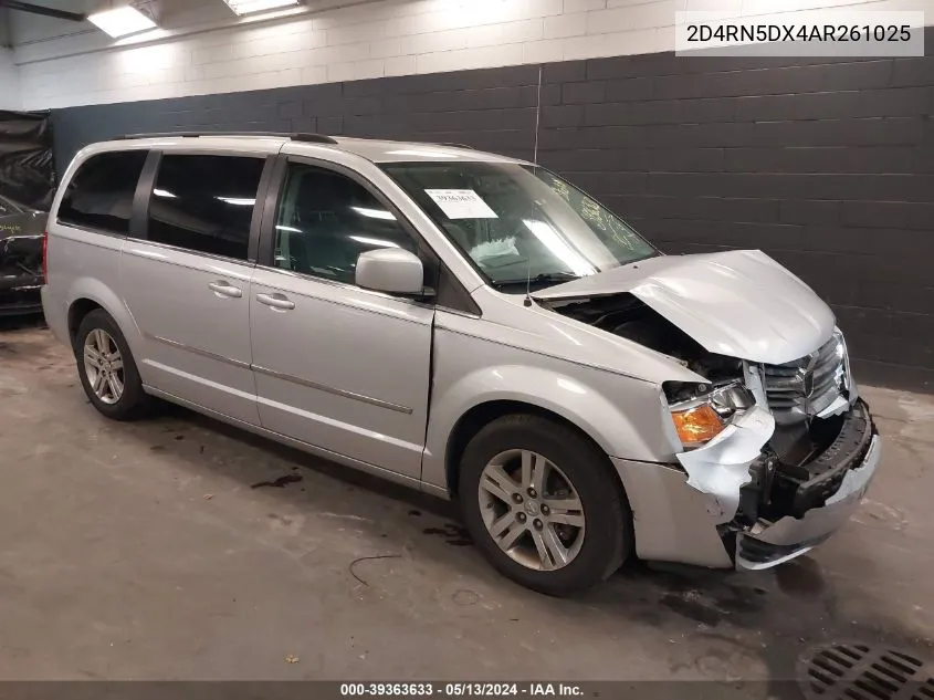 2D4RN5DX4AR261025 2010 Dodge Grand Caravan Sxt