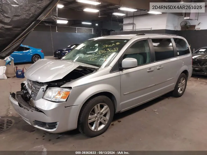 2D4RN5DX4AR261025 2010 Dodge Grand Caravan Sxt