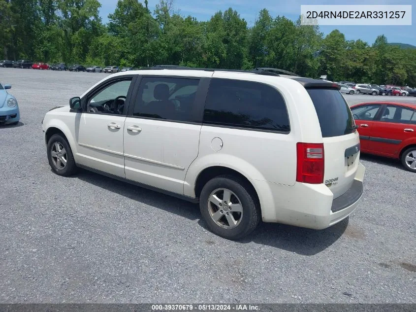 2010 Dodge Grand Caravan Se VIN: 2D4RN4DE2AR331257 Lot: 39370679