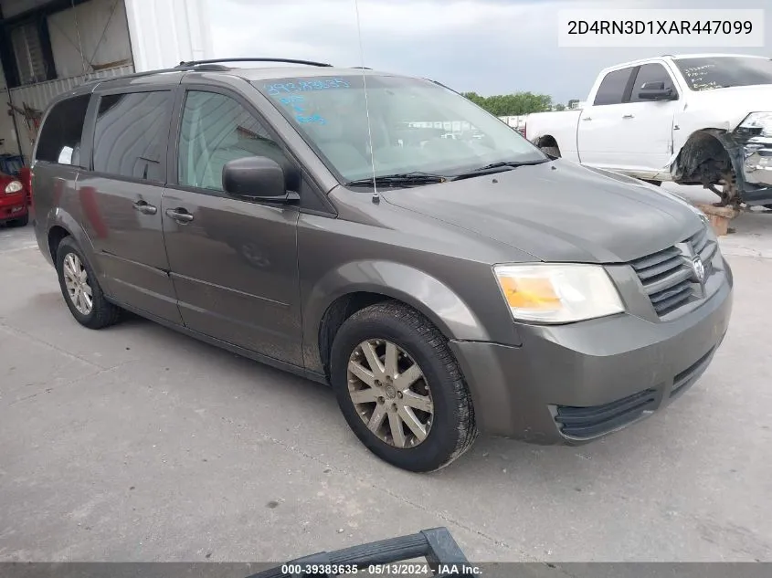 2010 Dodge Grand Caravan Hero VIN: 2D4RN3D1XAR447099 Lot: 39383635