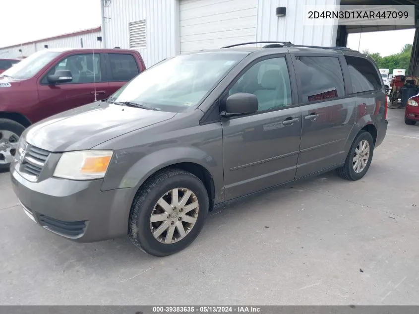 2D4RN3D1XAR447099 2010 Dodge Grand Caravan Hero