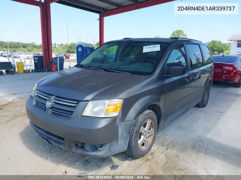 2010 Dodge Grand Caravan Se VIN: 2D4RN4DE1AR339737 Lot: 39384002