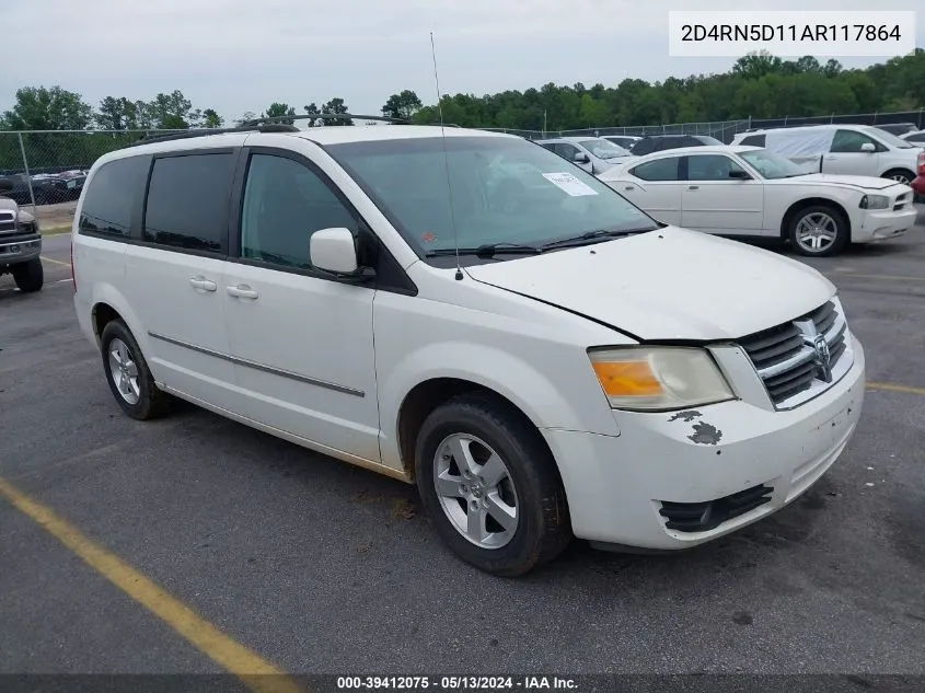 2010 Dodge Grand Caravan Sxt VIN: 2D4RN5D11AR117864 Lot: 39412075