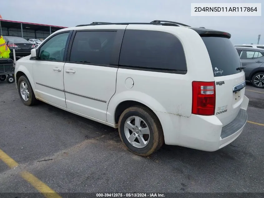 2D4RN5D11AR117864 2010 Dodge Grand Caravan Sxt