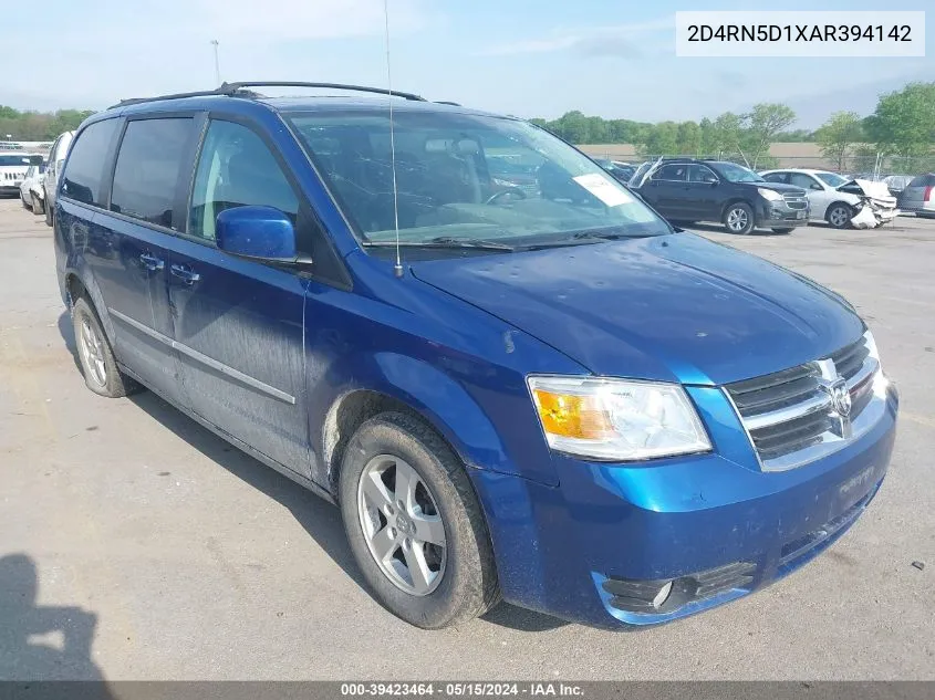 2D4RN5D1XAR394142 2010 Dodge Grand Caravan Sxt