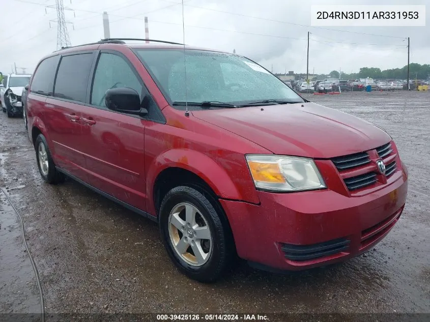 2010 Dodge Grand Caravan Hero VIN: 2D4RN3D11AR331953 Lot: 39425126