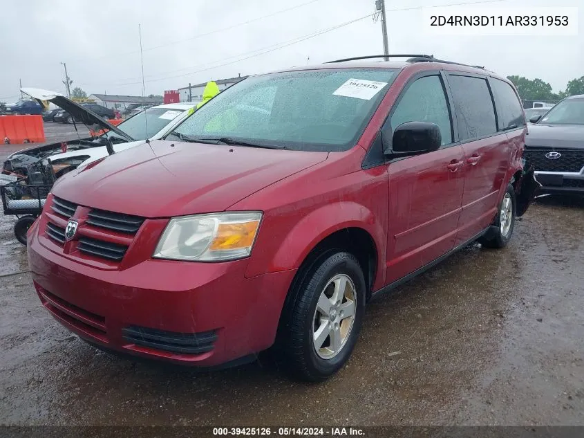 2010 Dodge Grand Caravan Hero VIN: 2D4RN3D11AR331953 Lot: 39425126