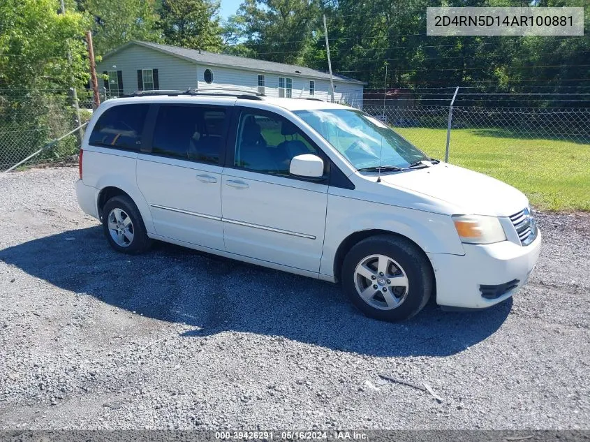 2D4RN5D14AR100881 2010 Dodge Grand Caravan Sxt