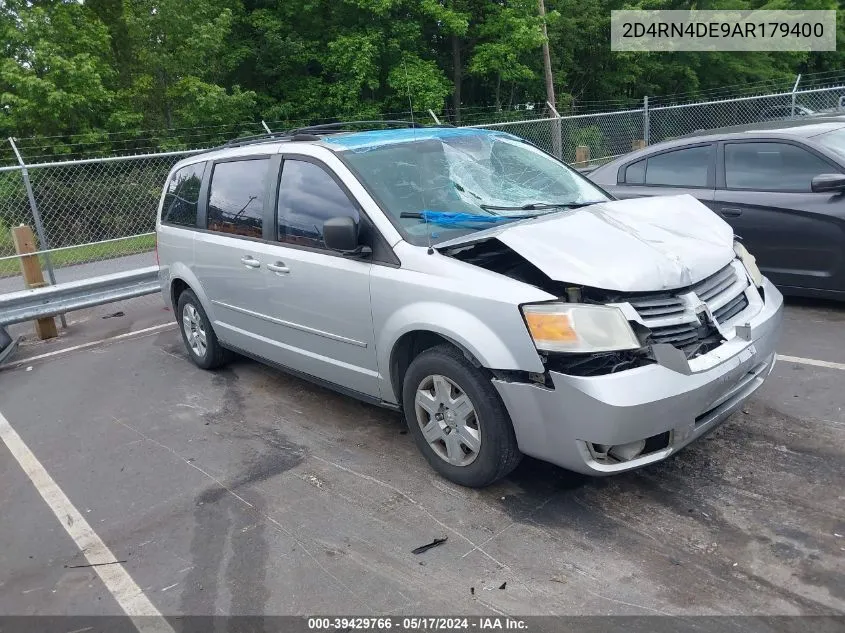 2010 Dodge Grand Caravan Se VIN: 2D4RN4DE9AR179400 Lot: 39429766