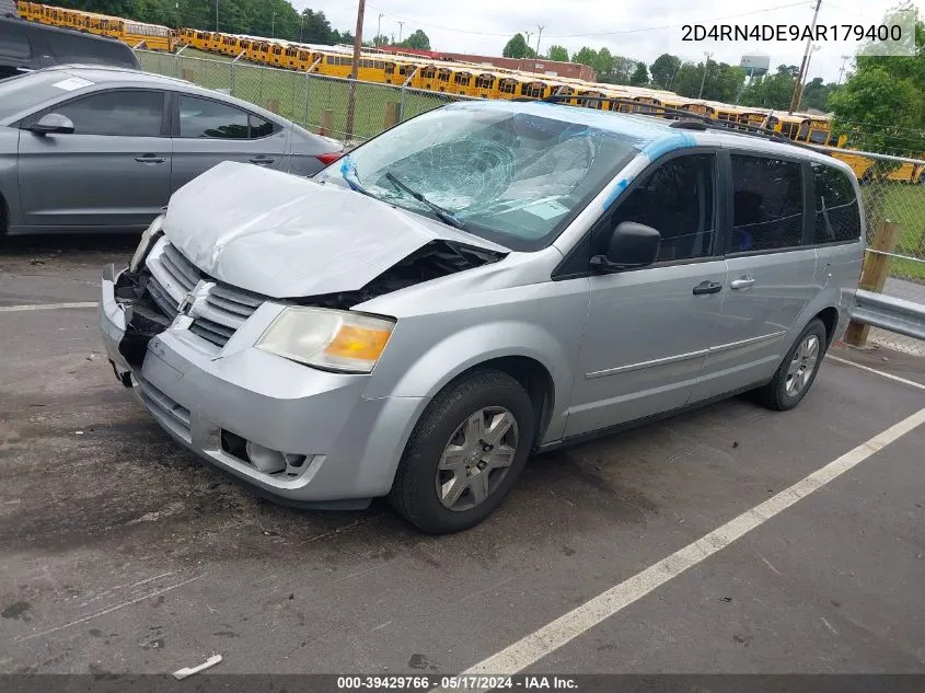 2010 Dodge Grand Caravan Se VIN: 2D4RN4DE9AR179400 Lot: 39429766