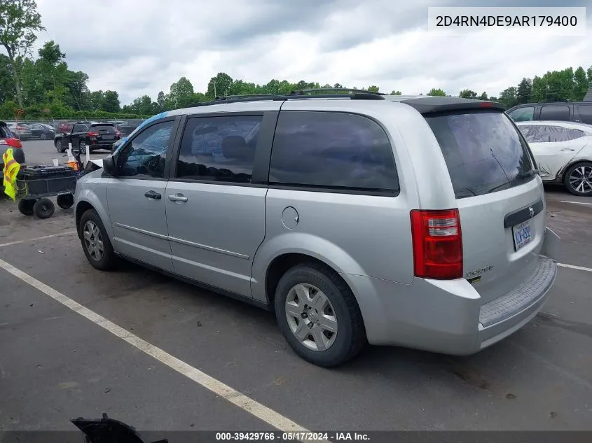 2010 Dodge Grand Caravan Se VIN: 2D4RN4DE9AR179400 Lot: 39429766