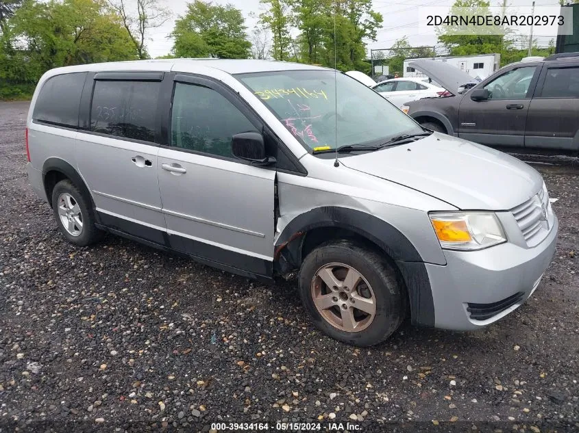 2010 Dodge Grand Caravan Se VIN: 2D4RN4DE8AR202973 Lot: 39434164