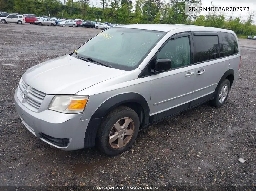 2010 Dodge Grand Caravan Se VIN: 2D4RN4DE8AR202973 Lot: 39434164