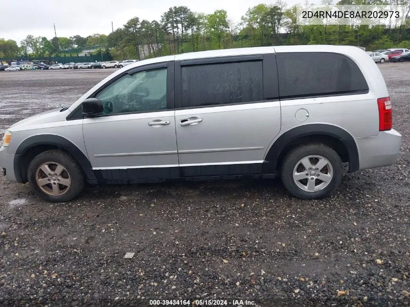 2010 Dodge Grand Caravan Se VIN: 2D4RN4DE8AR202973 Lot: 39434164