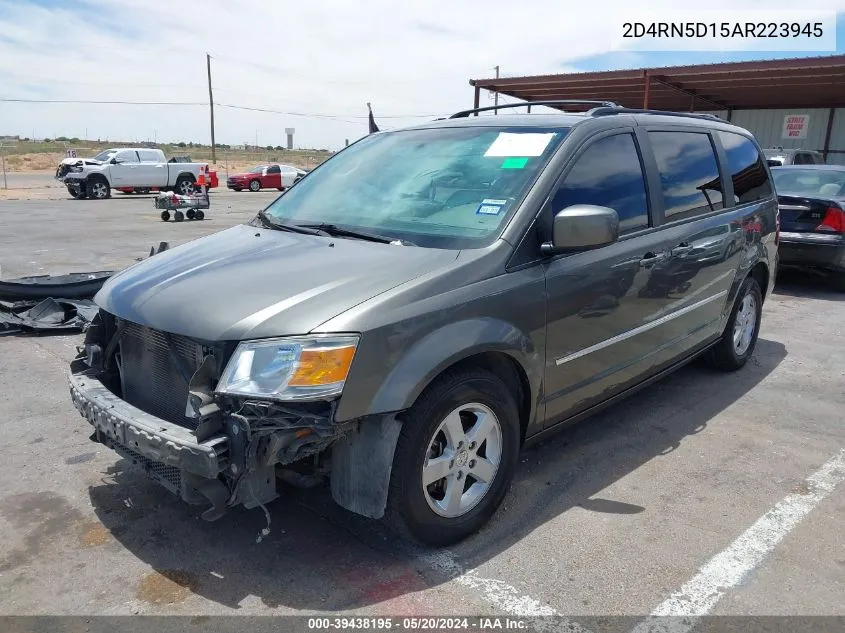 2010 Dodge Grand Caravan Sxt VIN: 2D4RN5D15AR223945 Lot: 39438195