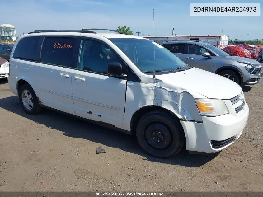 2010 Dodge Grand Caravan Se VIN: 2D4RN4DE4AR254973 Lot: 39455006