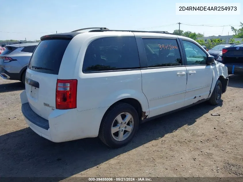 2010 Dodge Grand Caravan Se VIN: 2D4RN4DE4AR254973 Lot: 39455006