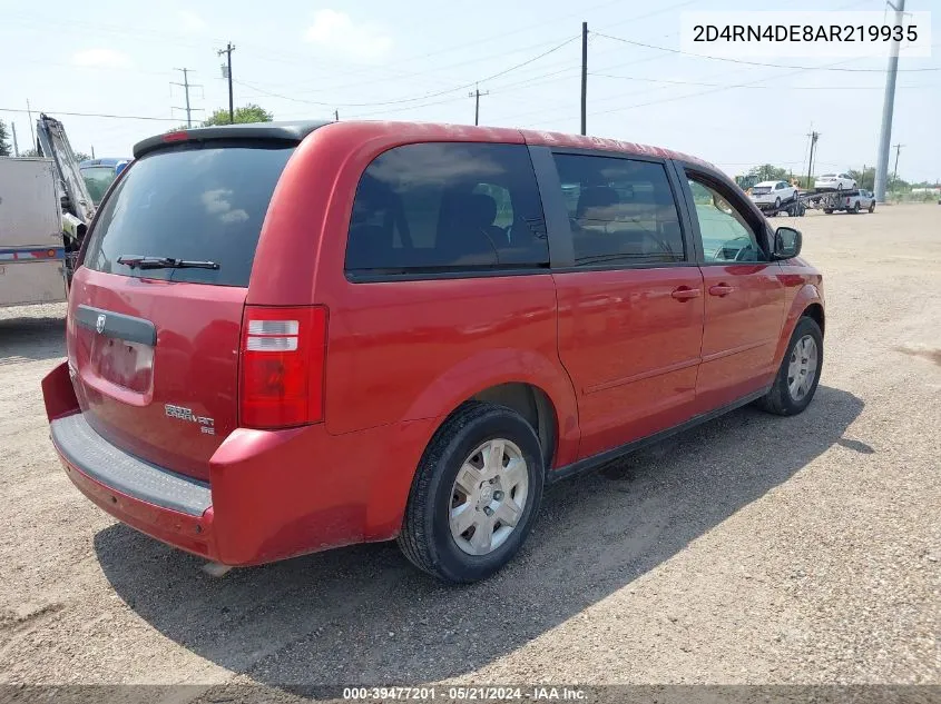 2D4RN4DE8AR219935 2010 Dodge Grand Caravan Se