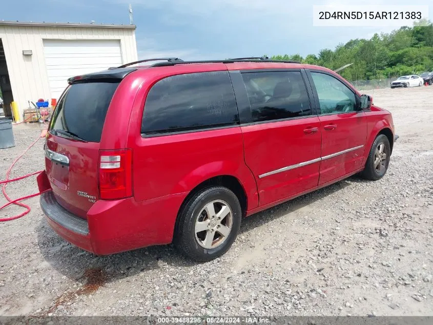 2D4RN5D15AR121383 2010 Dodge Grand Caravan Sxt