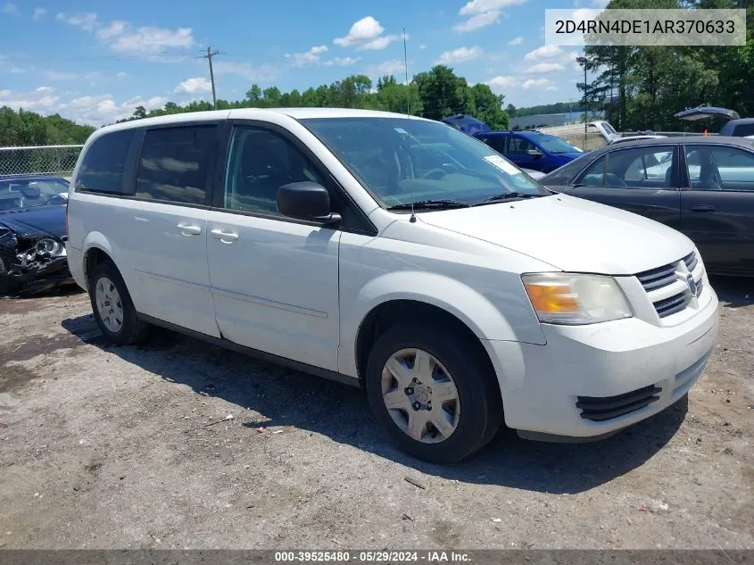 2010 Dodge Grand Caravan Se VIN: 2D4RN4DE1AR370633 Lot: 39525480