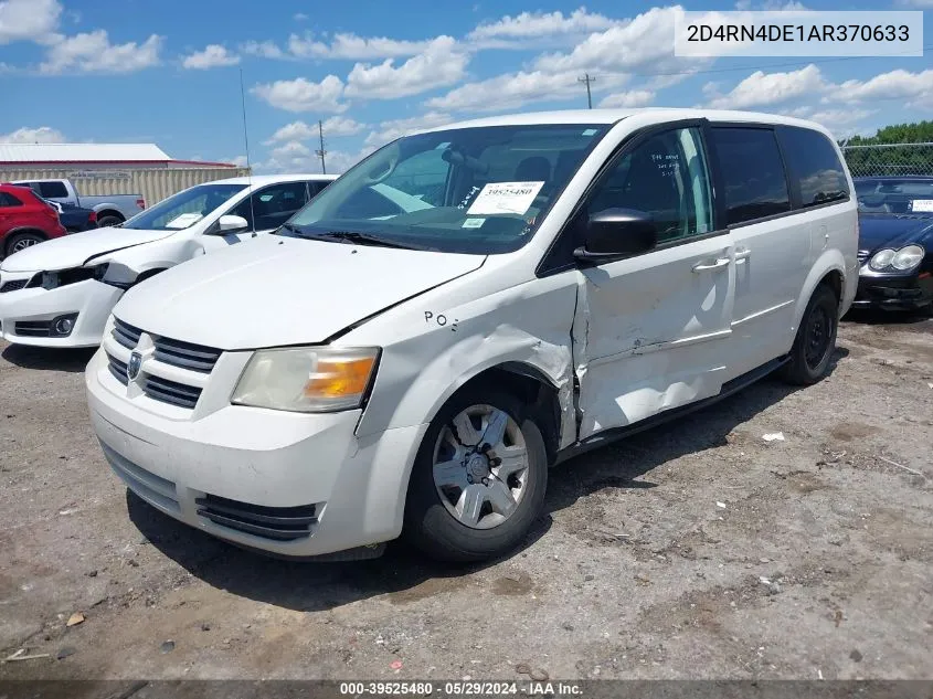 2010 Dodge Grand Caravan Se VIN: 2D4RN4DE1AR370633 Lot: 39525480