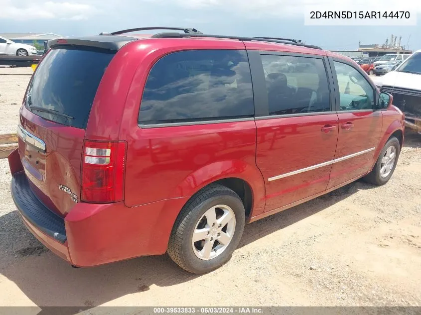 2010 Dodge Grand Caravan Sxt VIN: 2D4RN5D15AR144470 Lot: 39533833