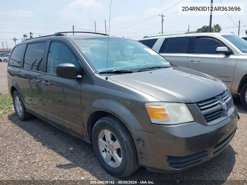 2010 Dodge Grand Caravan Hero VIN: 2D4RN3D12AR363696 Lot: 39539142