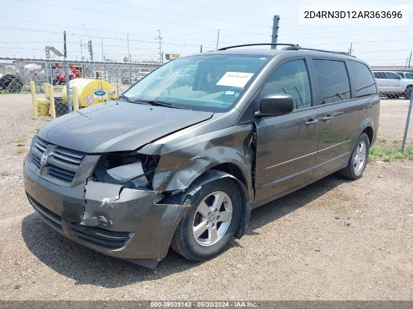 2010 Dodge Grand Caravan Hero VIN: 2D4RN3D12AR363696 Lot: 39539142