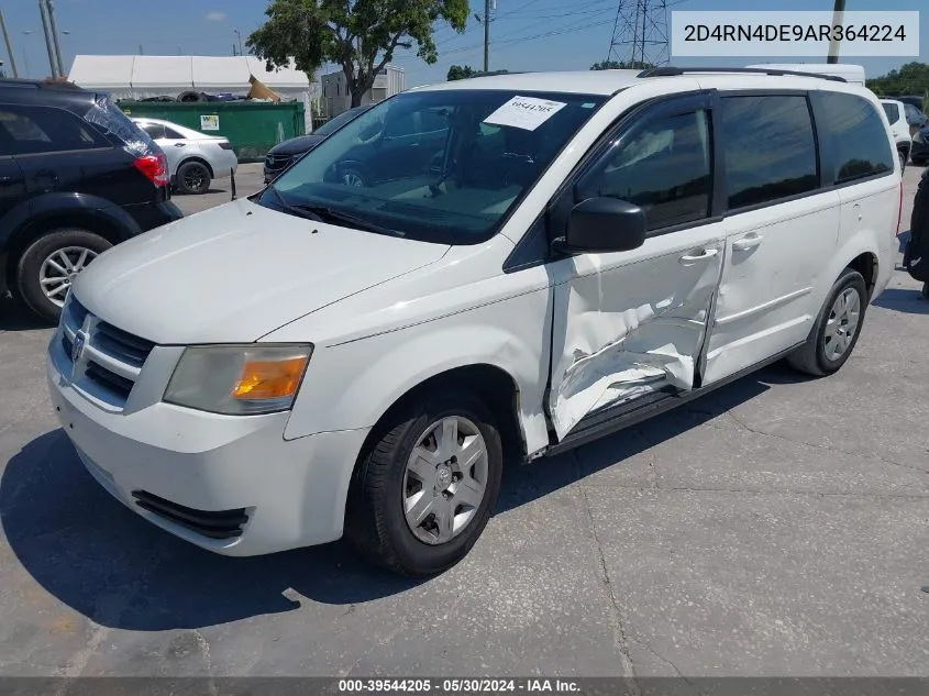 2010 Dodge Grand Caravan Se VIN: 2D4RN4DE9AR364224 Lot: 39544205