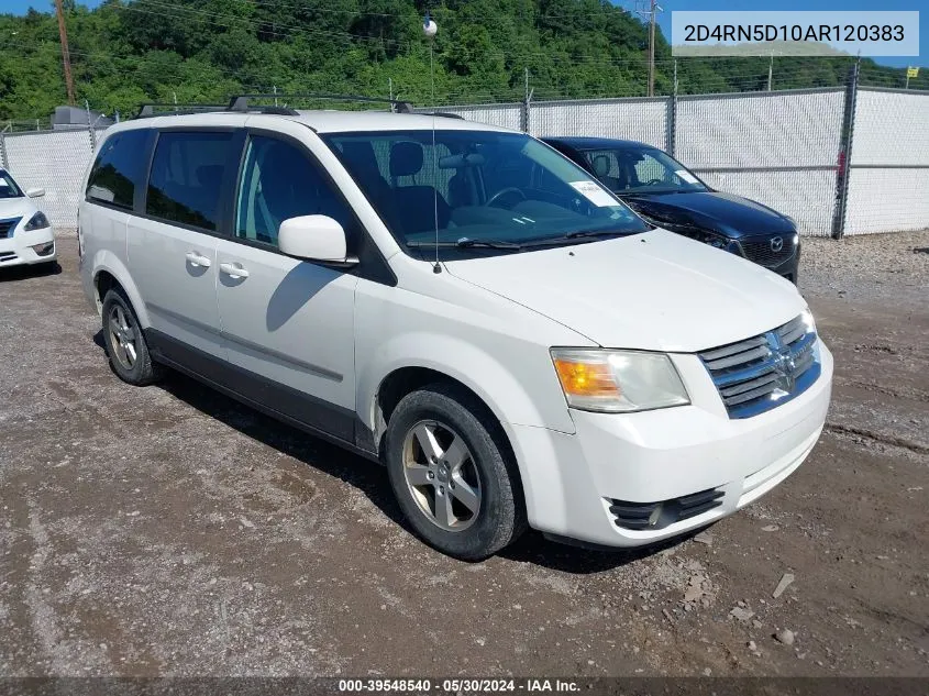 2D4RN5D10AR120383 2010 Dodge Grand Caravan Sxt