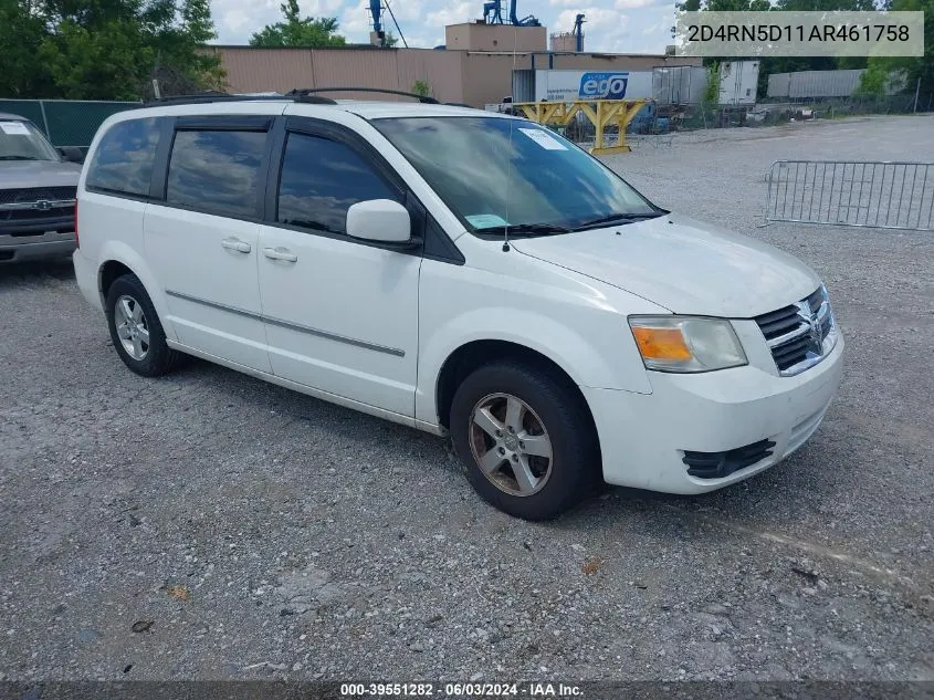 2010 Dodge Grand Caravan Sxt VIN: 2D4RN5D11AR461758 Lot: 39551282