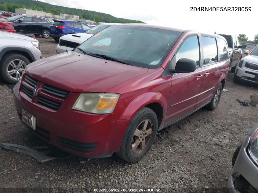 2010 Dodge Grand Caravan Se VIN: 2D4RN4DE5AR328059 Lot: 39555182