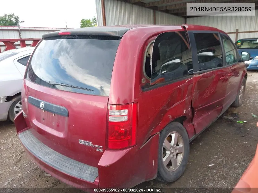 2010 Dodge Grand Caravan Se VIN: 2D4RN4DE5AR328059 Lot: 39555182