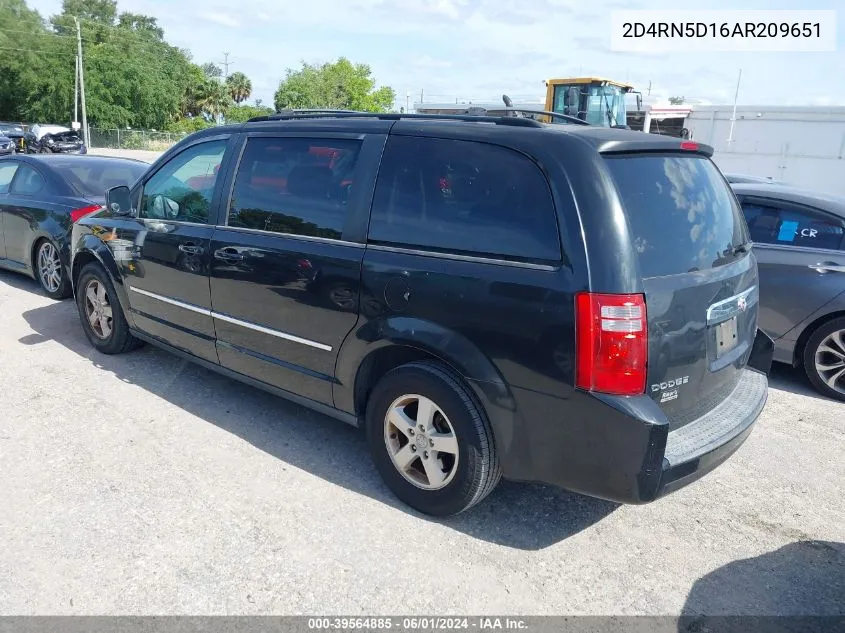 2D4RN5D16AR209651 2010 Dodge Grand Caravan Sxt