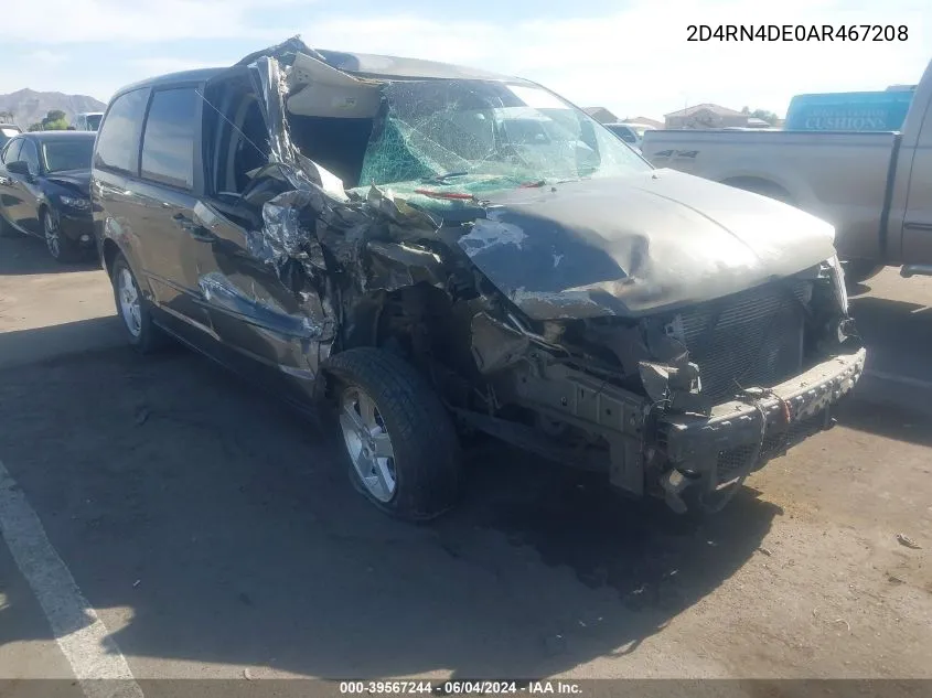 2D4RN4DE0AR467208 2010 Dodge Grand Caravan Se