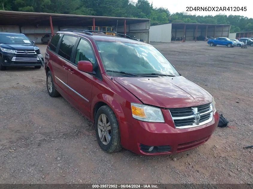 2010 Dodge Grand Caravan Crew VIN: 2D4RN6DX2AR412045 Lot: 39572952