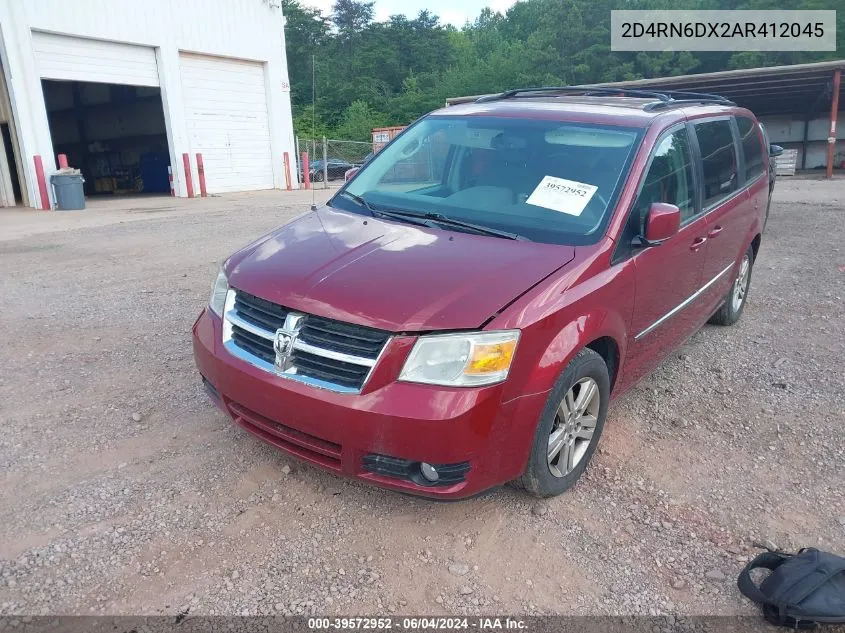 2010 Dodge Grand Caravan Crew VIN: 2D4RN6DX2AR412045 Lot: 39572952