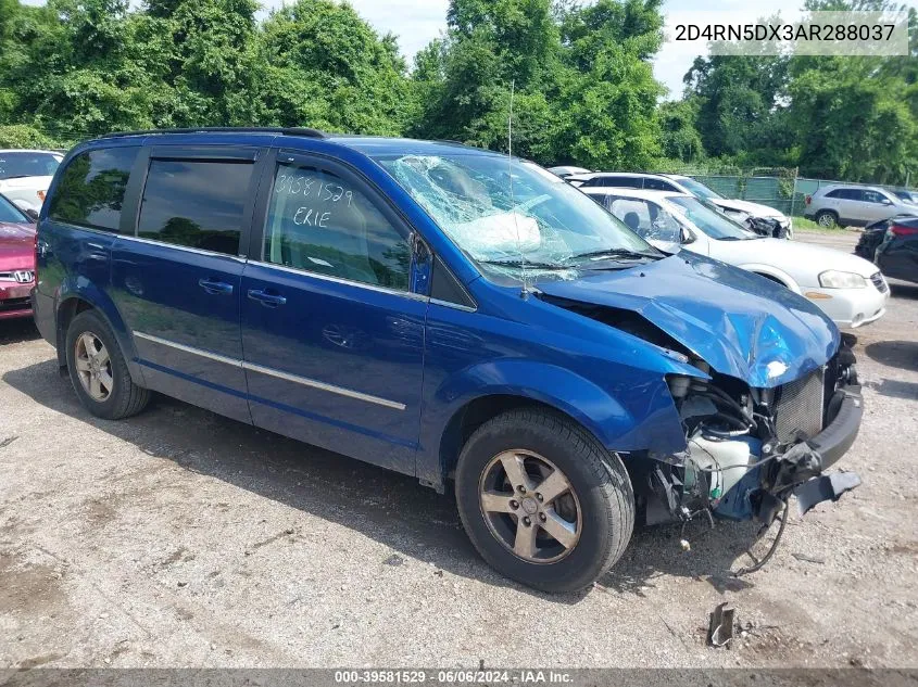 2010 Dodge Grand Caravan Sxt VIN: 2D4RN5DX3AR288037 Lot: 39581529